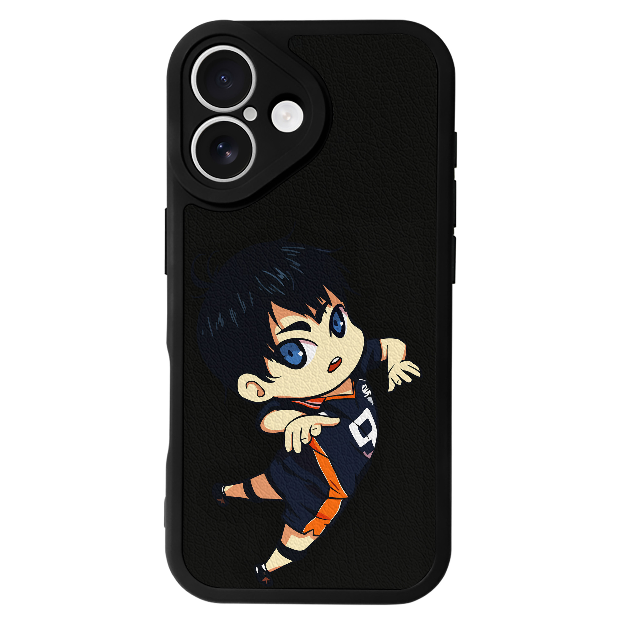 （画像用） ハイキュー!! Haikyu!! 【iPhone 16シリーズ対応】シリコンスマホケース（レザー調） 材質：シリコン